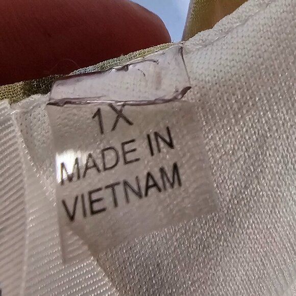 NY Collection Yellow Coral Floral Sleeveless Midi Dress Romantic Ethereal 1X - Picture 11 of 14